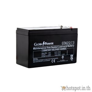 12V 7.5Ah GTAG12-7.5 Global Power แบตเตอรี่แห้ง Battery Lead Acid